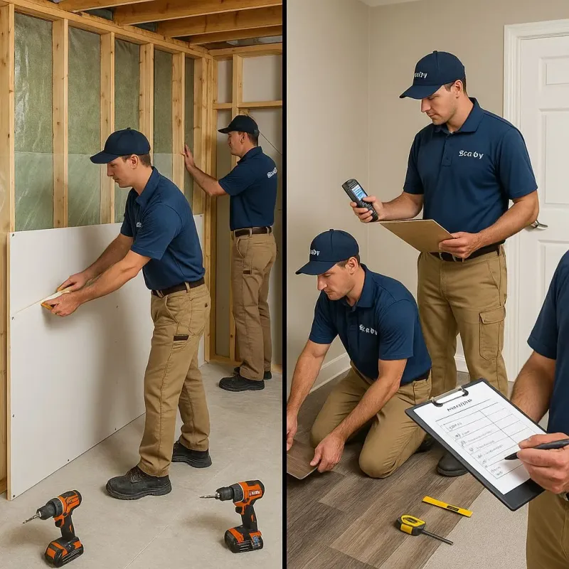 Repairs and Reconstruction process in Guilford, PA